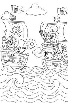 Broadside Battle line art