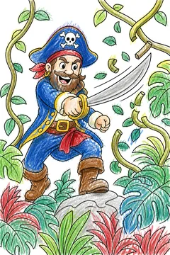 Colored example 1