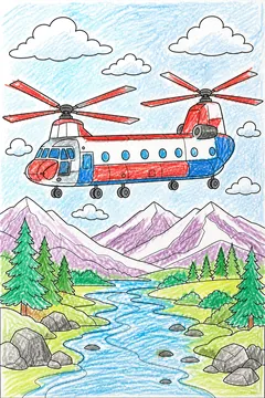 Colored example 1