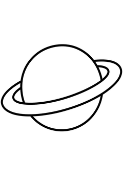 Ringed World line art