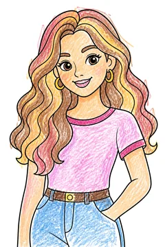Colored example 1