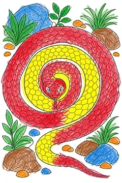 Colored example 1