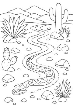 Sidewinder line art