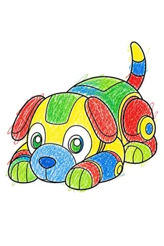 Colored example 1
