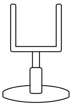 H-Shaped Posts line art