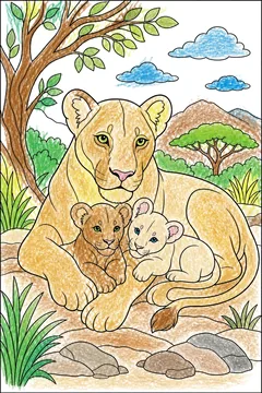 Colored example 1