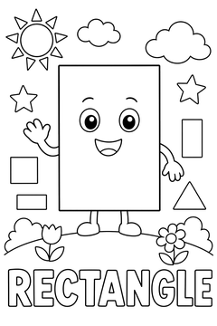Rectangle line art