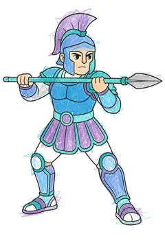 Colored example 1