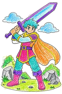 Colored example 1