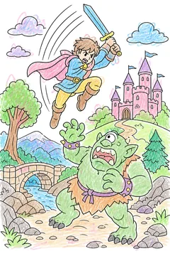 Colored example 1