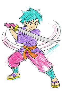 Colored example 1