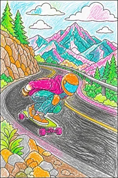 Colored example 1