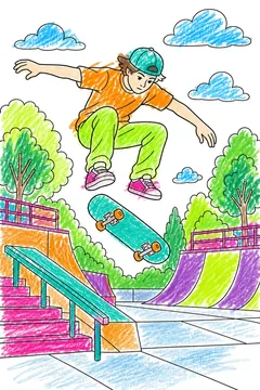 Colored example 1