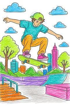 Colored example 1