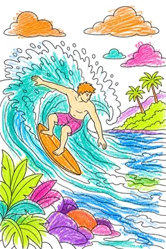 Colored example 1