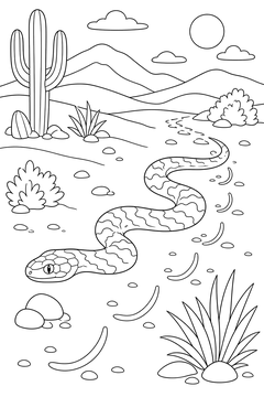 Sidewinder line art