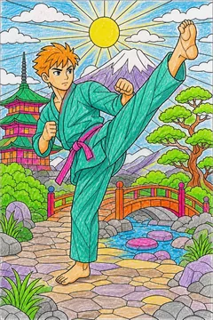 Colored example 1