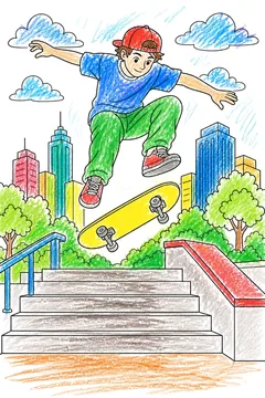 Colored example 1