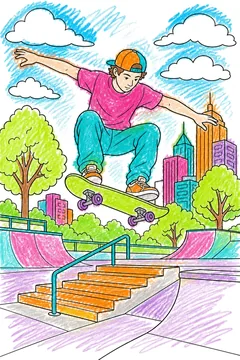 Colored example 1