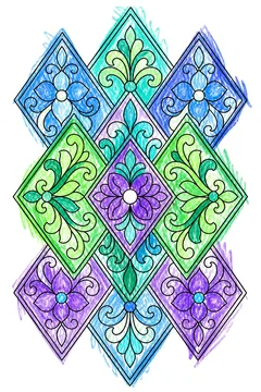 Colored example 1