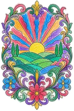 Colored example 1