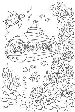 Tourist Submarine line art