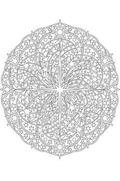 Star Vortex line art