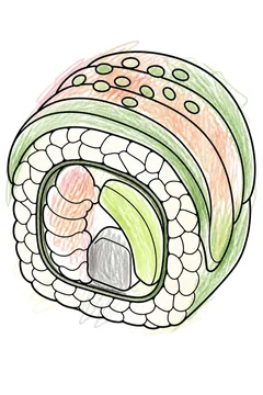 Colored example 1