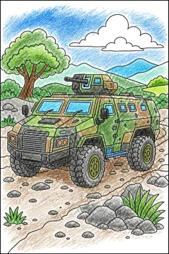 Colored example 1