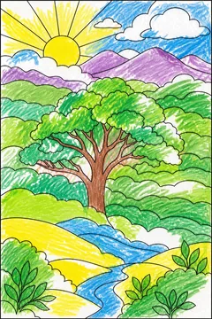 Colored example 1