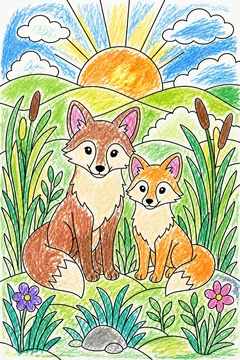 Colored example 1