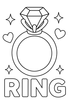 First Word: Ring line art